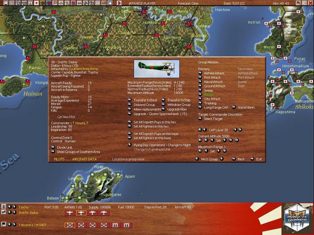Скриншот из игры War Plan Orange: Dreadnoughts in the Pacific 1922-1930 под номером 15