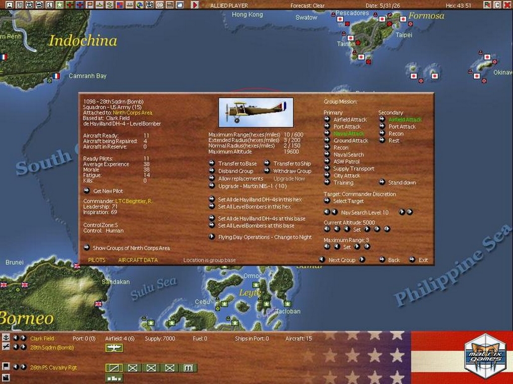 Скриншот из игры War Plan Orange: Dreadnoughts in the Pacific 1922-1930 под номером 2