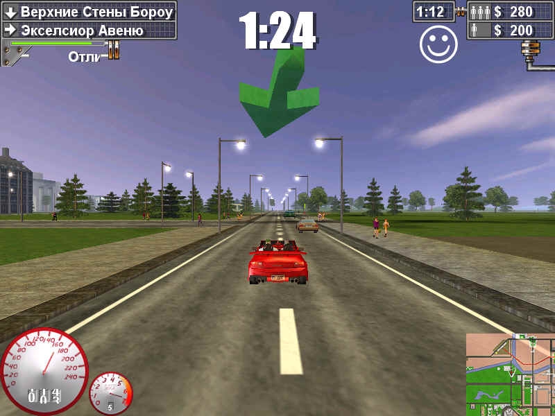 Скриншот из игры Taxi Racer под номером 2