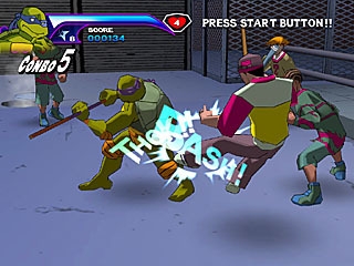 Скриншот из игры Teenage Mutant Ninja Turtles (2003) под номером 4