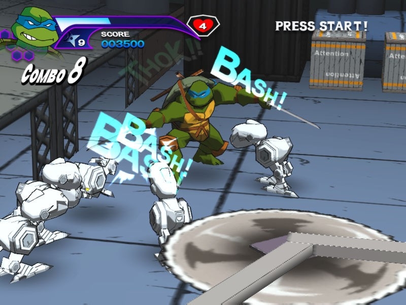 Скриншот из игры Teenage Mutant Ninja Turtles (2003) под номером 7