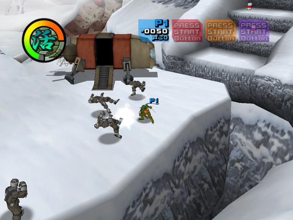 Скриншот из игры Teenage Mutant Ninja Turtles 2: Battle Nexus под номером 4