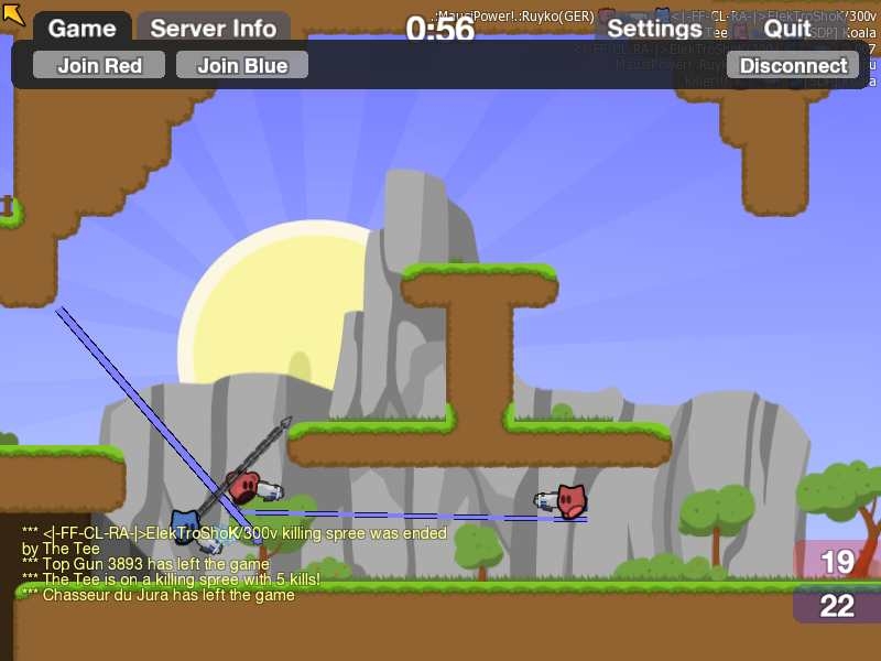 Скриншот из игры Teeworlds под номером 4