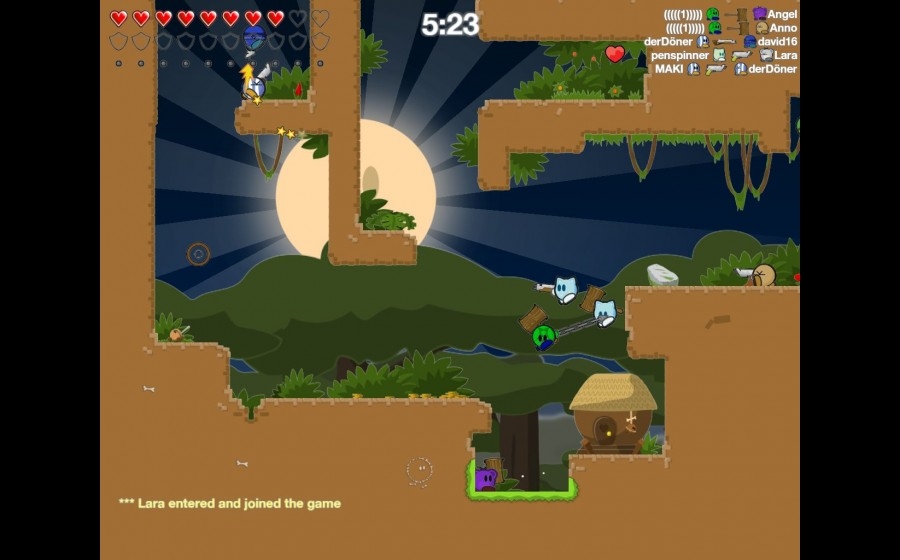 Скриншот из игры Teeworlds под номером 5