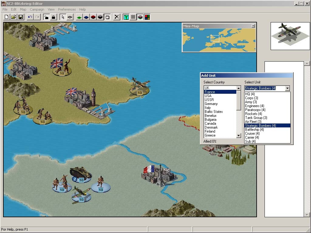 Скриншот из игры Strategic Command 2: Blitzkrieg под номером 23