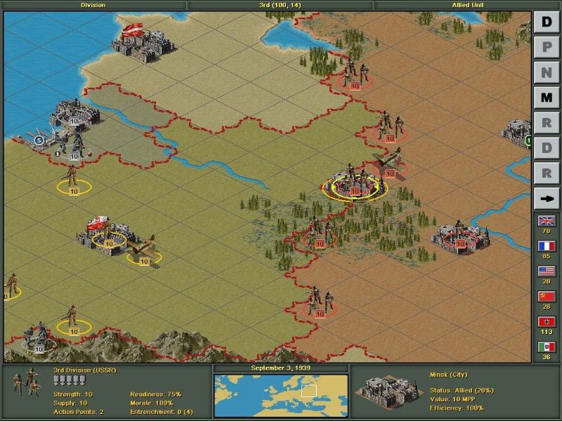 Скриншот из игры Strategic Command 2: Blitzkrieg под номером 24