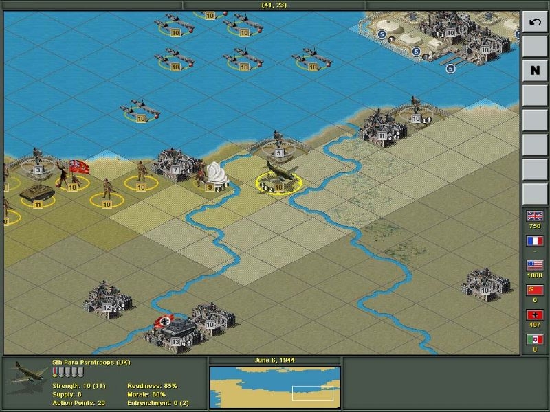 Скриншот из игры Strategic Command 2: Blitzkrieg под номером 9