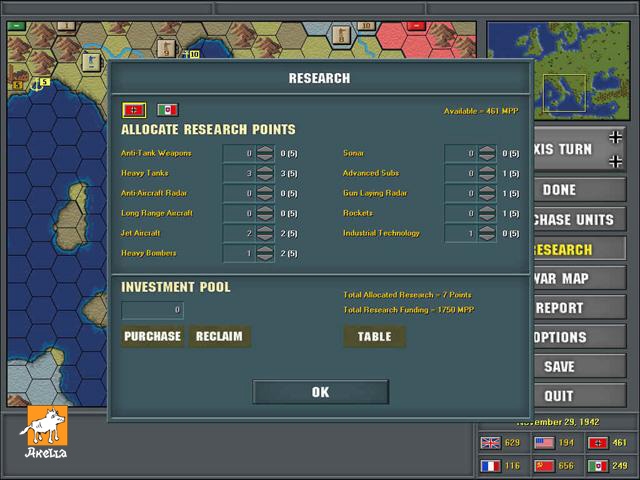 Скриншот из игры Strategic Command: European Theater под номером 2
