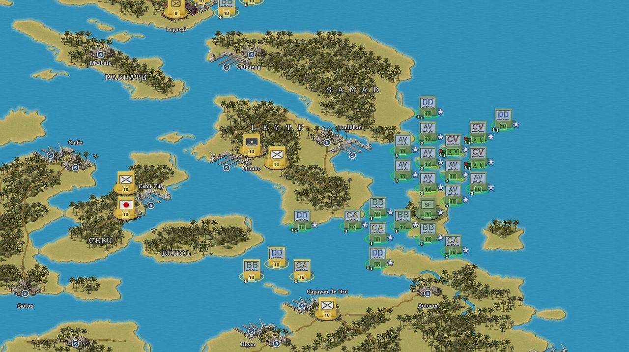 Скриншот из игры Strategic Command: WWII Pacific Theater под номером 1
