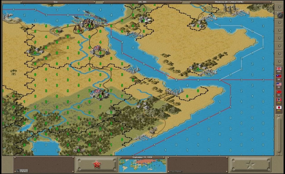 Скриншот из игры Strategic Command: WWII Global Conflict под номером 1