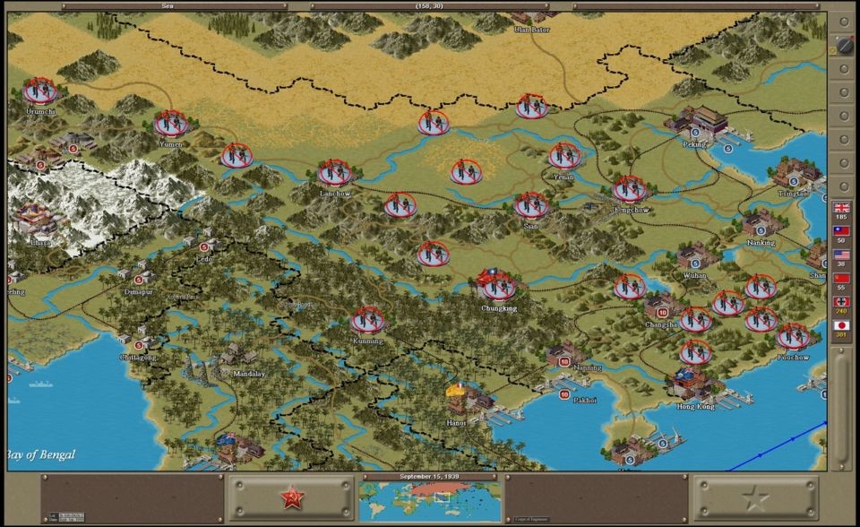 Скриншот из игры Strategic Command: WWII Global Conflict под номером 2