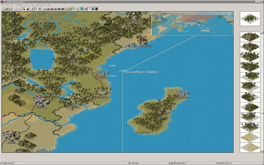 Скриншот из игры Strategic Command: WWII Global Conflict под номером 3