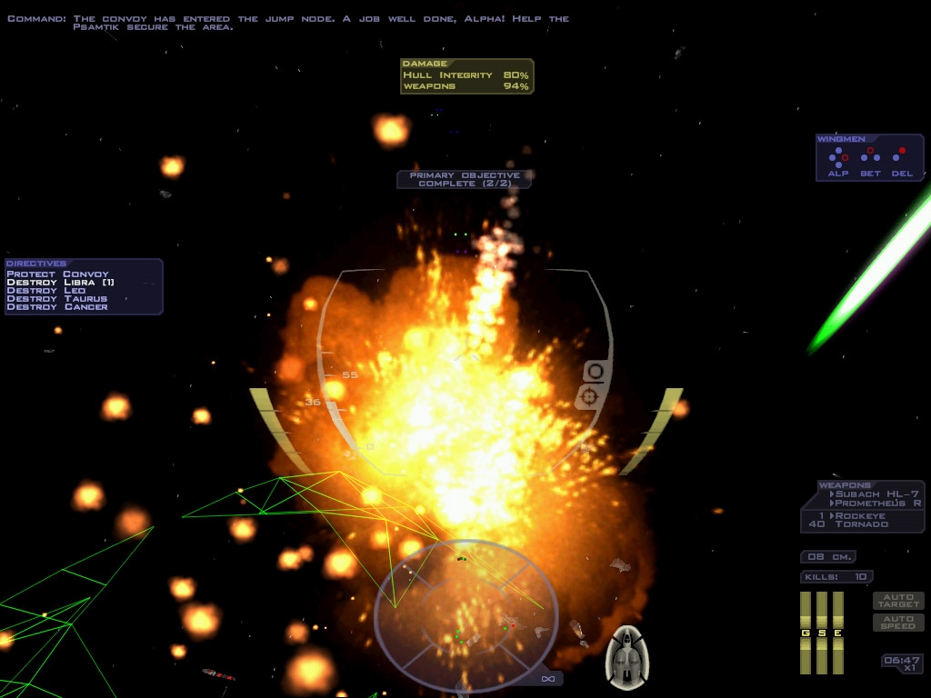 Скриншот из игры Freespace 2 под номером 15