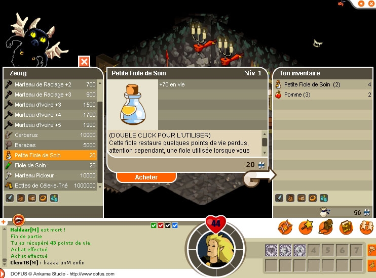 Скриншот из игры Dofus под номером 23