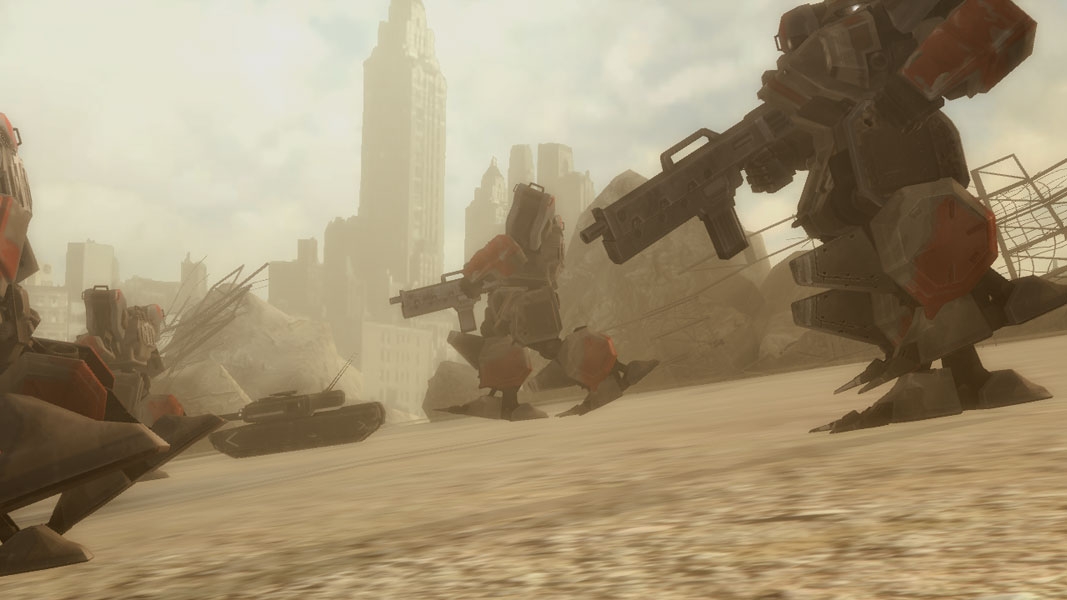 Скриншот из игры Front Mission Evolved под номером 14