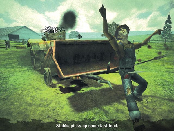 Скриншот из игры Stubbs the Zombie in Rebel without a Pulse под номером 9