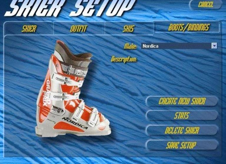 Скриншот из игры Front Page Sports: Ski Racing под номером 2