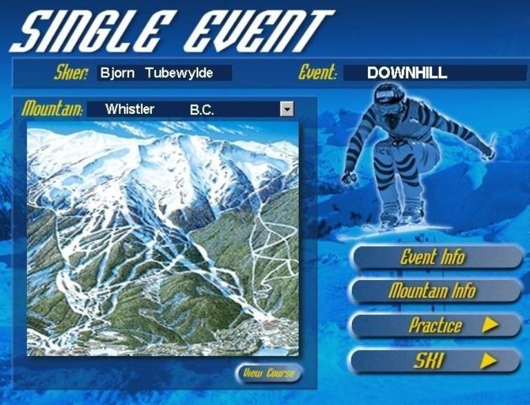 Скриншот из игры Front Page Sports: Ski Racing под номером 3