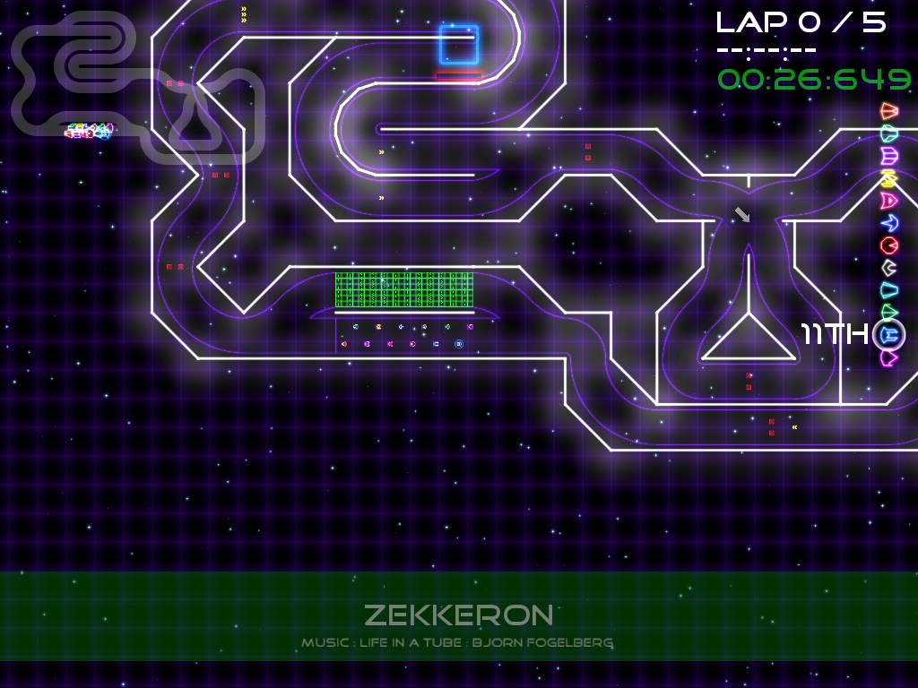 Скриншот из игры Super Laser Racer под номером 1