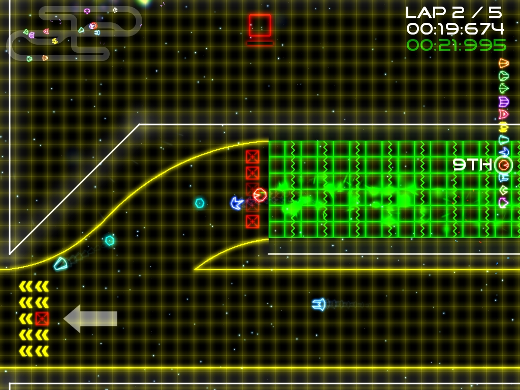 Скриншот из игры Super Laser Racer под номером 3