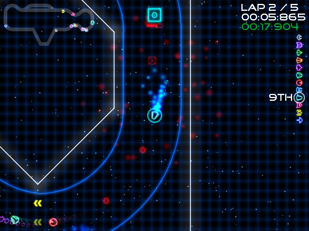Скриншот из игры Super Laser Racer под номером 4