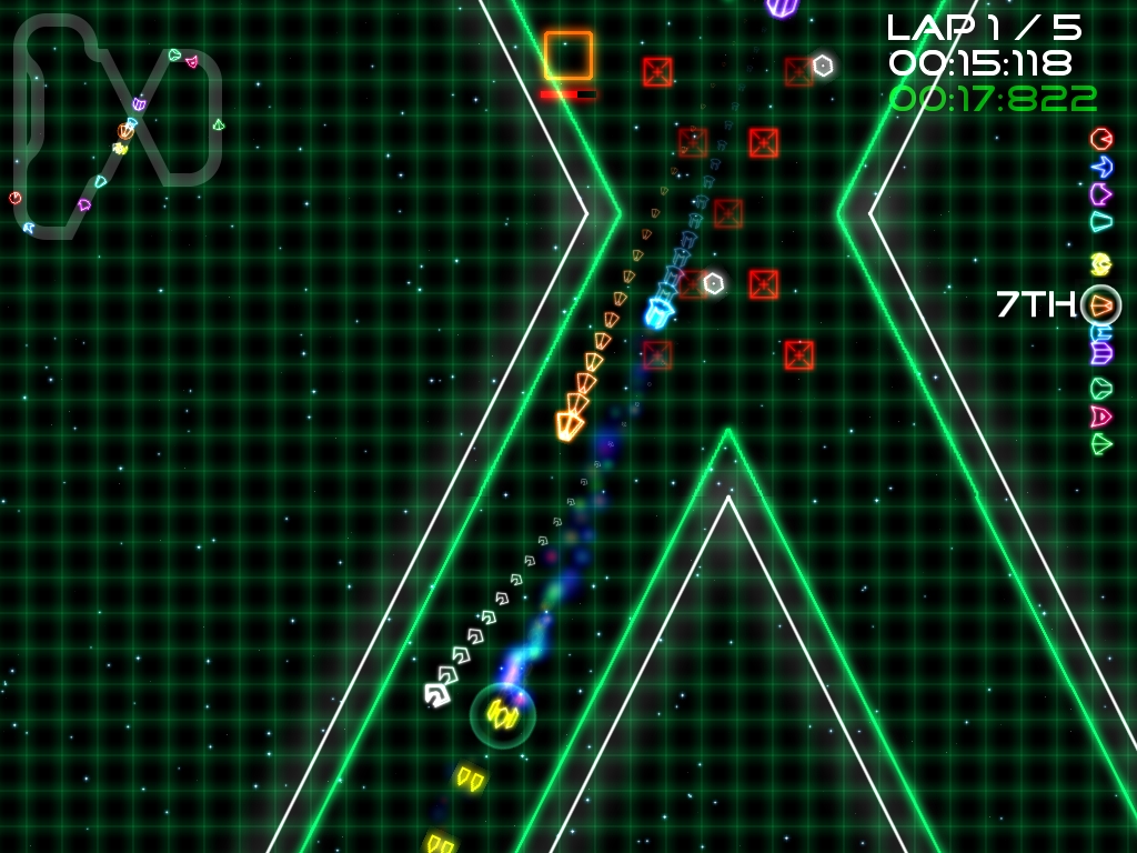 Скриншот из игры Super Laser Racer под номером 6