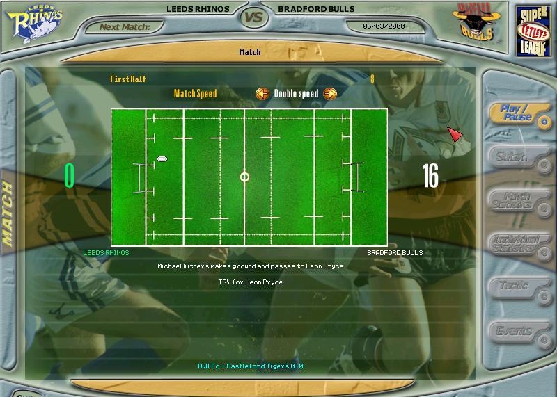 Скриншот из игры Super League Championship Rugby Manager под номером 7