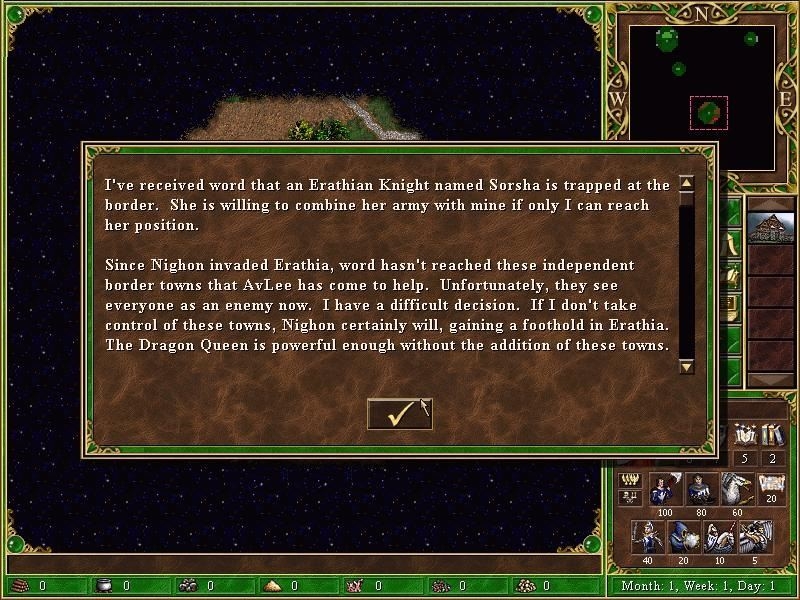 Скриншот из игры Heroes Chronicles: Clash of the Dragons and Masters of the Elements под номером 3