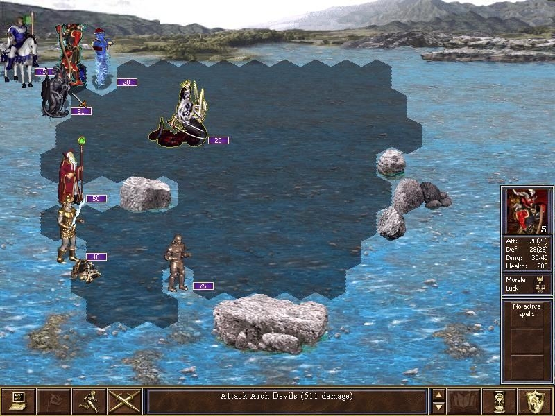 Скриншот из игры Heroes Chronicles: Clash of the Dragons and Masters of the Elements под номером 5