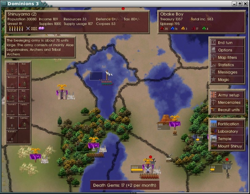 Скриншот из игры Dominions 3: The Awakening под номером 3