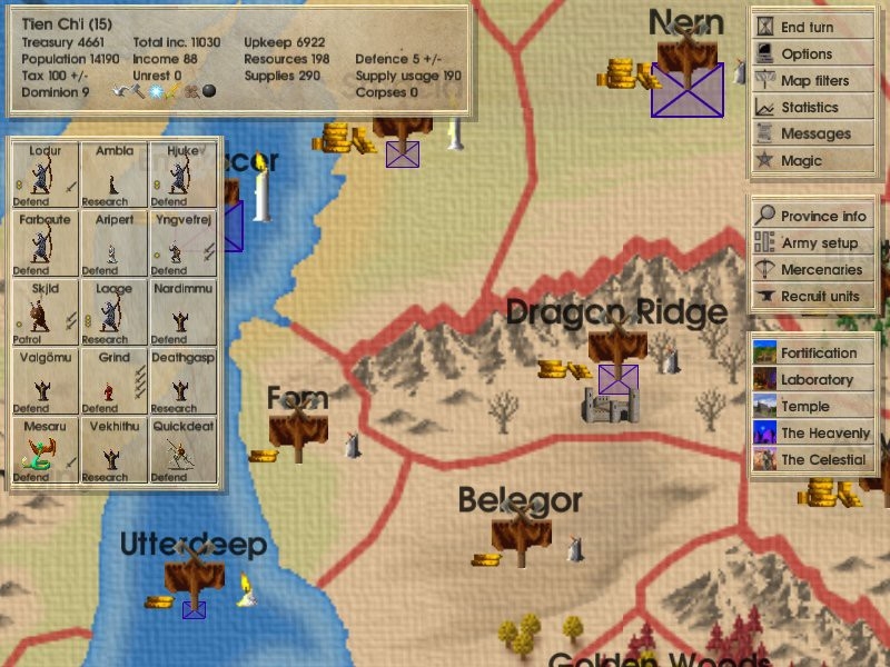 Скриншот из игры Dominions 2: The Ascension Wars под номером 2