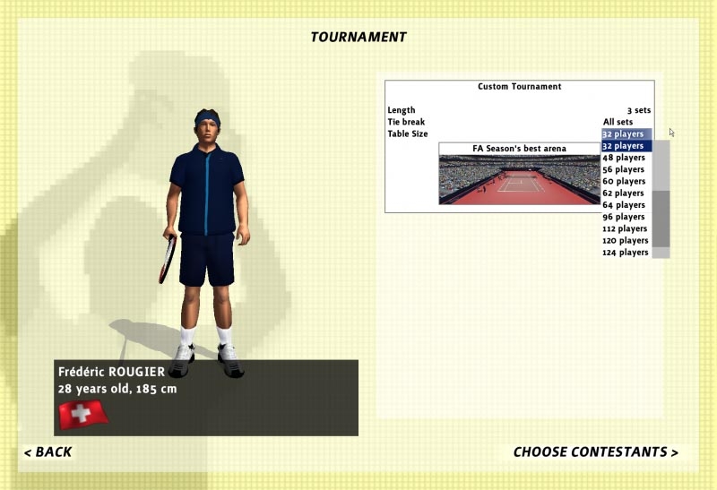 Скриншот из игры Full Ace Tennis Simulator под номером 3