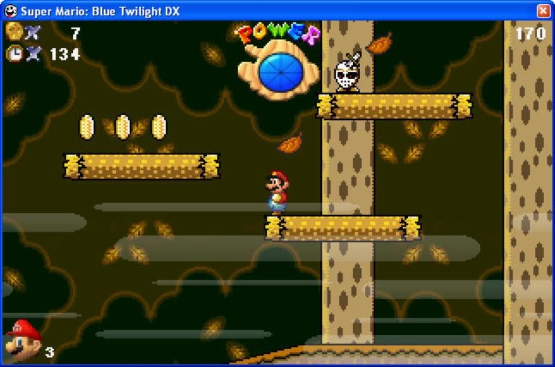 Скриншот из игры Super Mario: Blue Twilight DX под номером 7