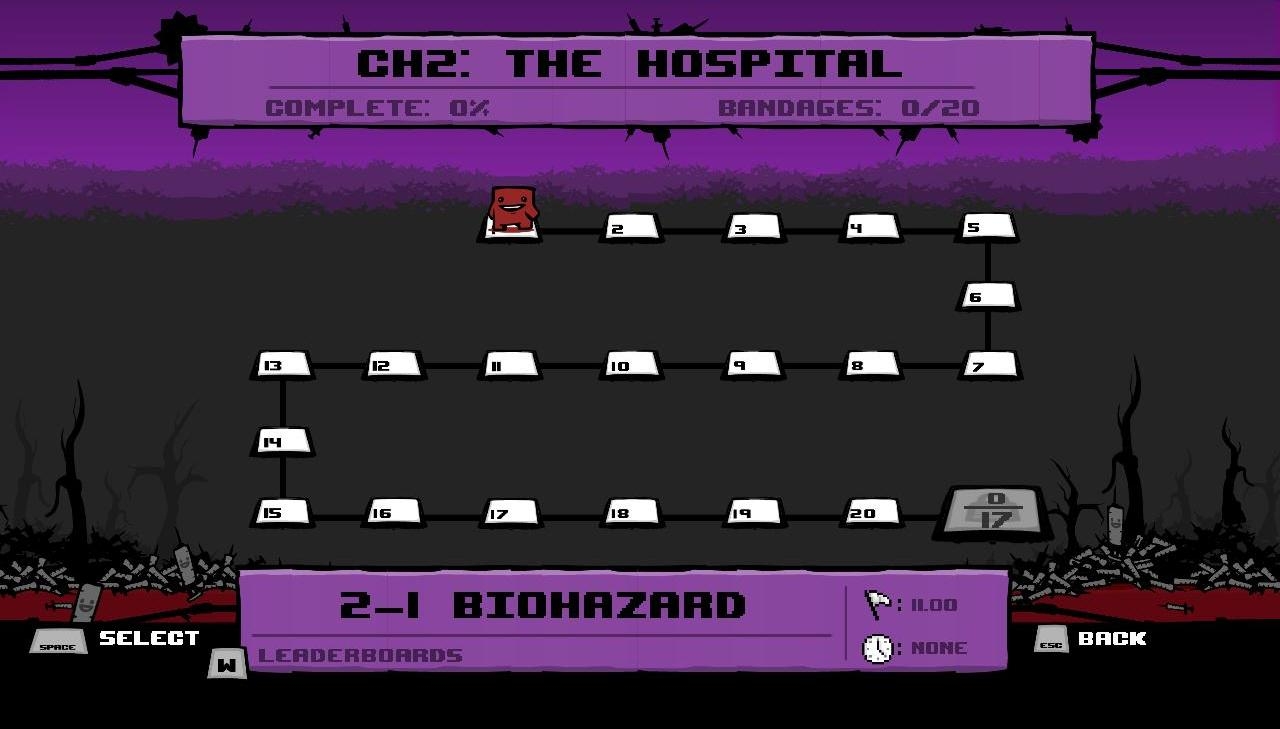 Скриншот из игры Super Meat Boy под номером 45