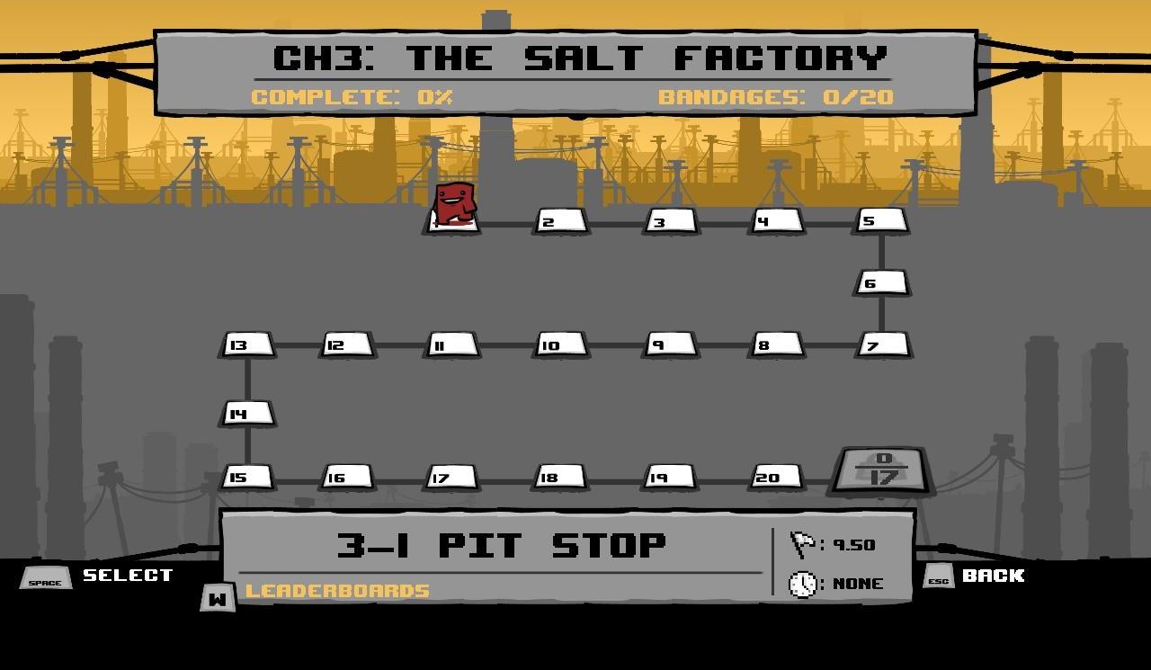 Скриншот из игры Super Meat Boy под номером 67