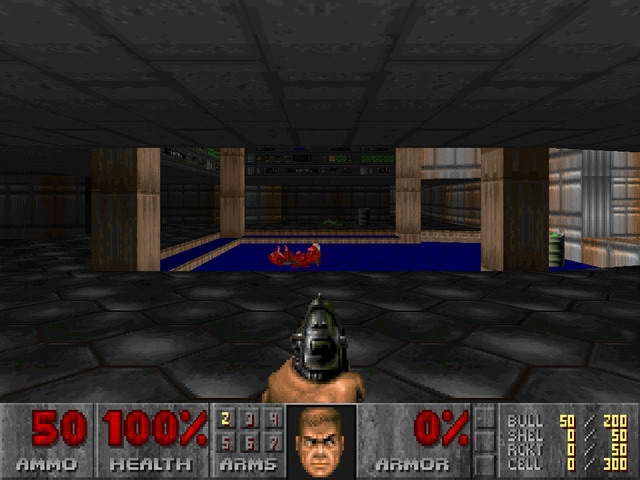 Скриншот из игры Doom под номером 1