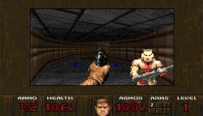 Скриншот из игры Doom под номером 9
