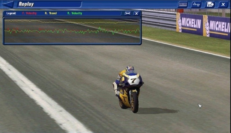 Скриншот из игры Superbike 2001 под номером 33