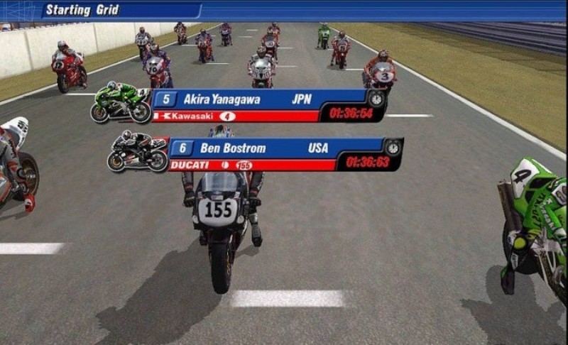 Скриншот из игры Superbike 2001 под номером 41