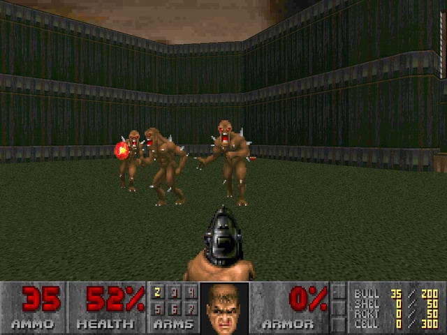 Скриншот из игры Doom 2: Hell on Earth под номером 1