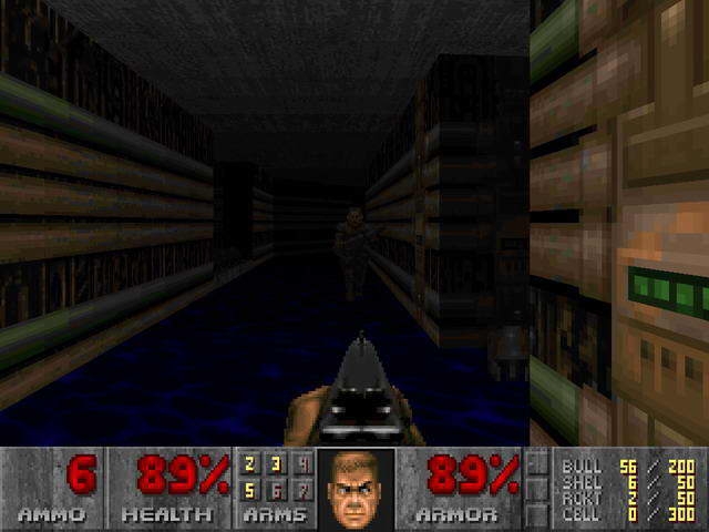 Скриншот из игры Doom 2: Hell on Earth под номером 2