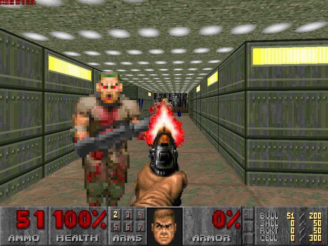 Скриншот из игры Doom 2: Hell on Earth под номером 3