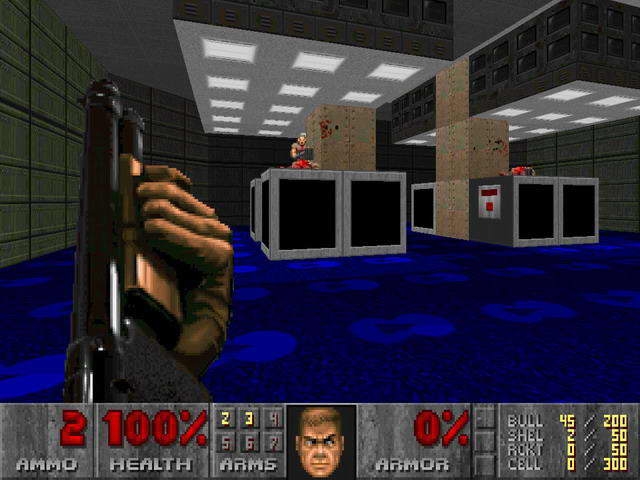Скриншот из игры Doom 2: Hell on Earth под номером 4