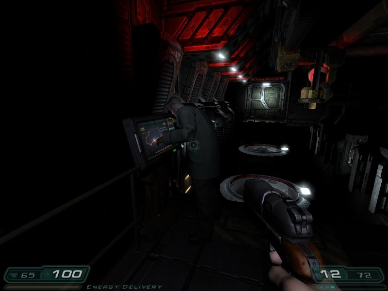 Doom 3 начальные скрины из игры.