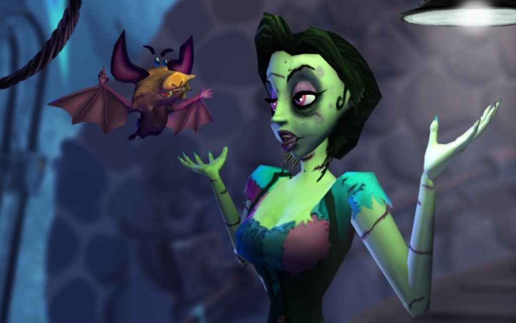 Скриншот из игры A Vampyre Story 2: A Bat