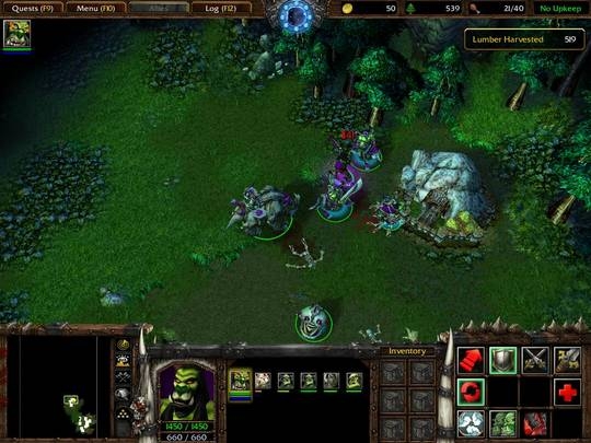 Скриншот из игры Warcraft 3: Reign of Chaos под номером 22