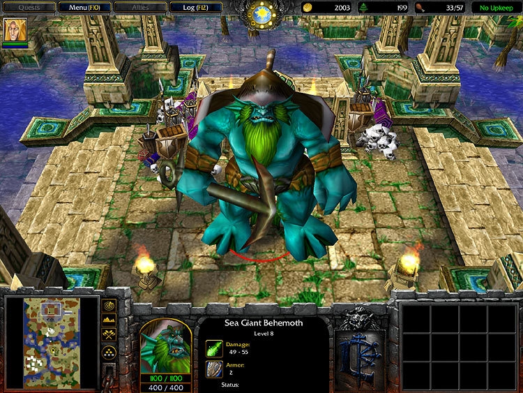 Скриншот из игры Warcraft 3: The Frozen Throne под номером 16