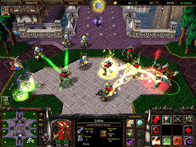 Скриншот из игры Warcraft 3: The Frozen Throne под номером 18