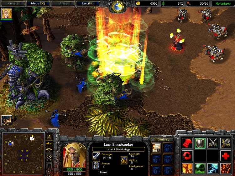 Скриншот из игры Warcraft 3: The Frozen Throne под номером 19
