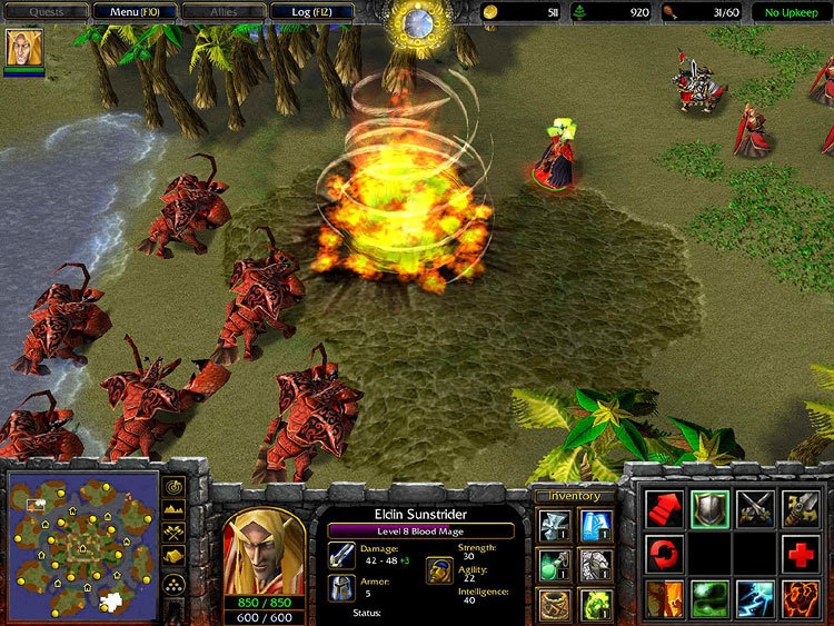 Скриншот из игры Warcraft 3: The Frozen Throne под номером 8